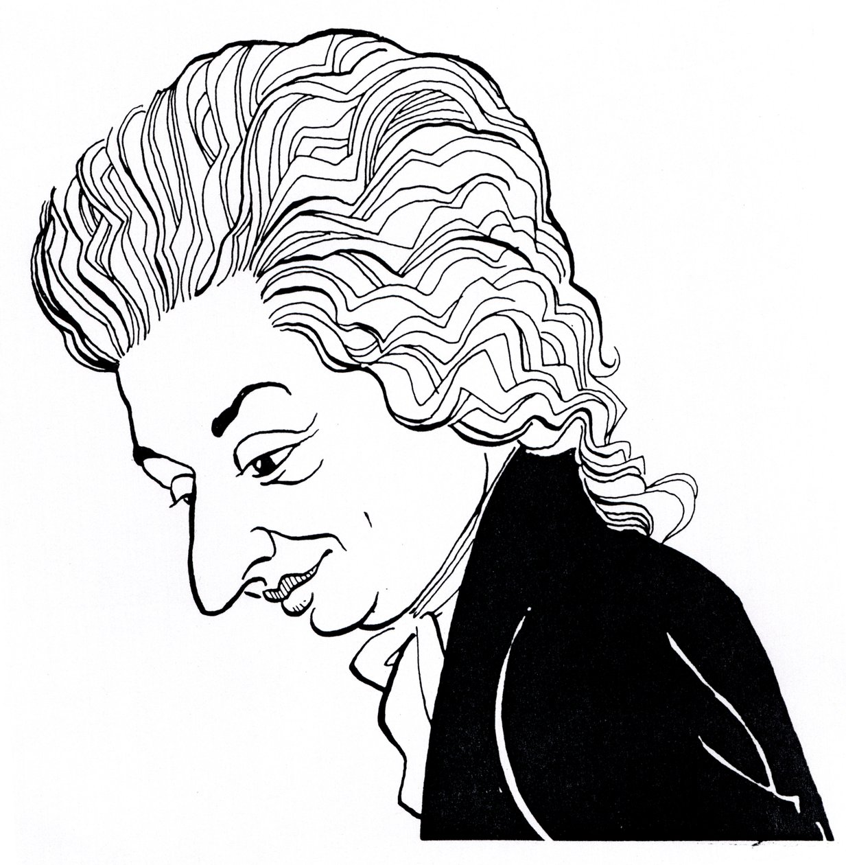 Wolfgang Amadeus Mozart - caricatura da John Minnion