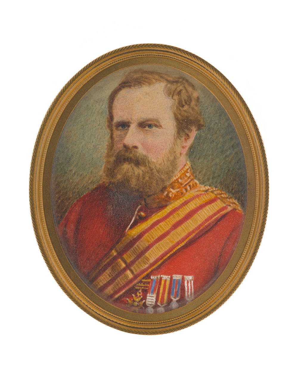 Tenente Generale David Pott (1812-1881) in uniforme di stato maggiore da John Moffat