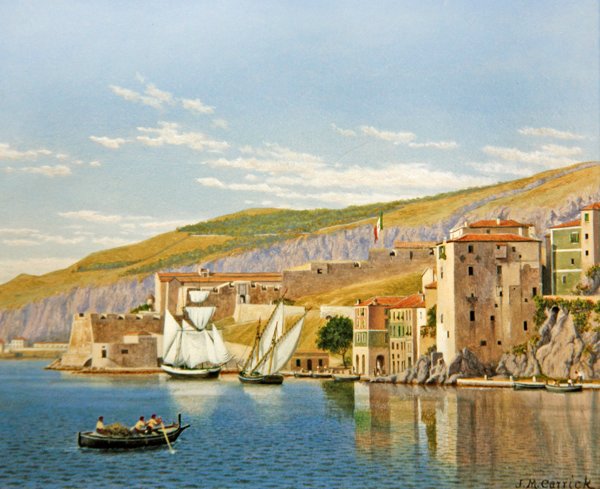 Veduta di Villefranche-sur-Mer, Francia da John Mulcaster Carrick