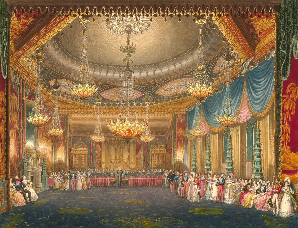 Sala della musica del Royal Pavilion da John Nash