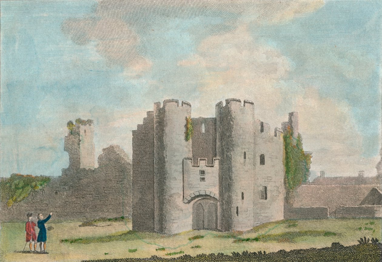 Porta del castello di Pembroke, Pembrokeshire, 1785 da John Newton
