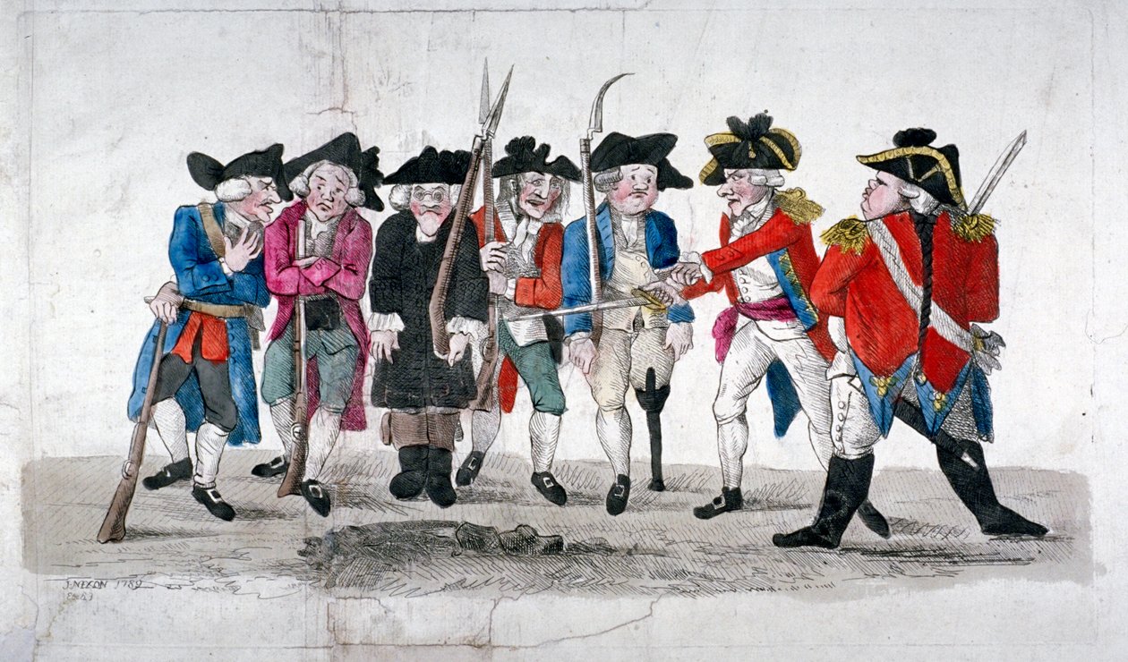 City traind bands, 1789 da John Nixon