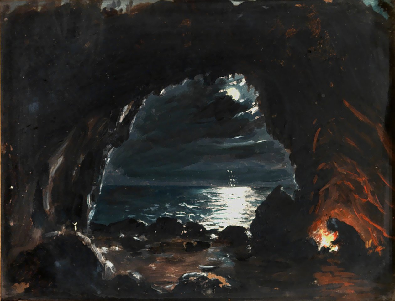 Scena di grotta da John O
