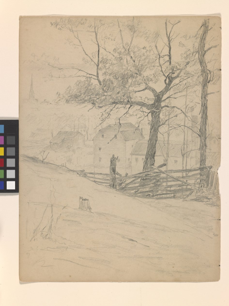 Studio per i vecchi mulini a Brookville da John Otis Adams