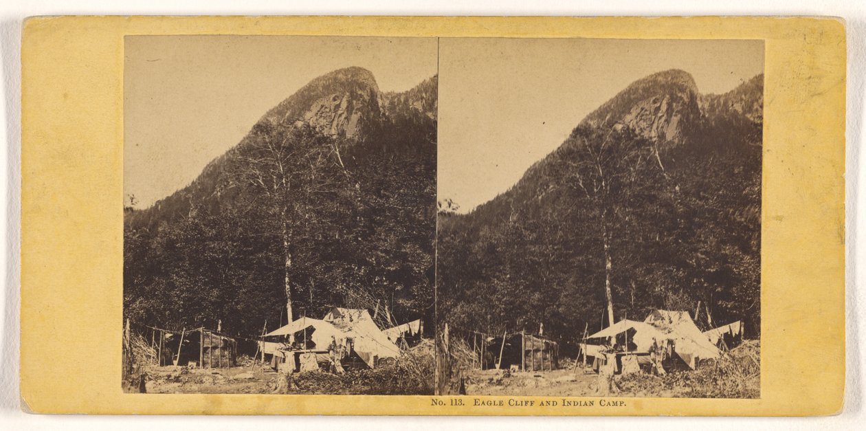 Eagle Cliff e Indian Camp. da John P. Soule