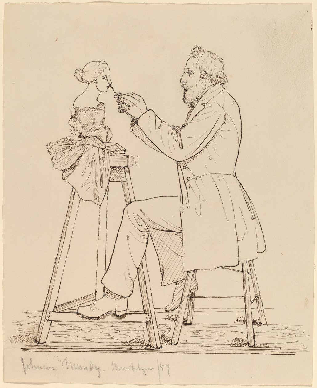 Johnson Mundy, scultore da John Quincy Adams Ward