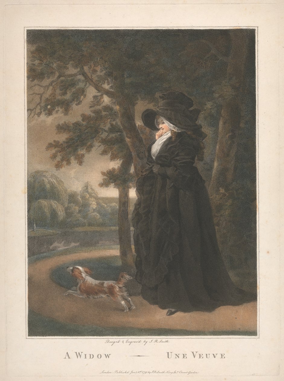 A Widow - Una vedova da John Raphael Smith