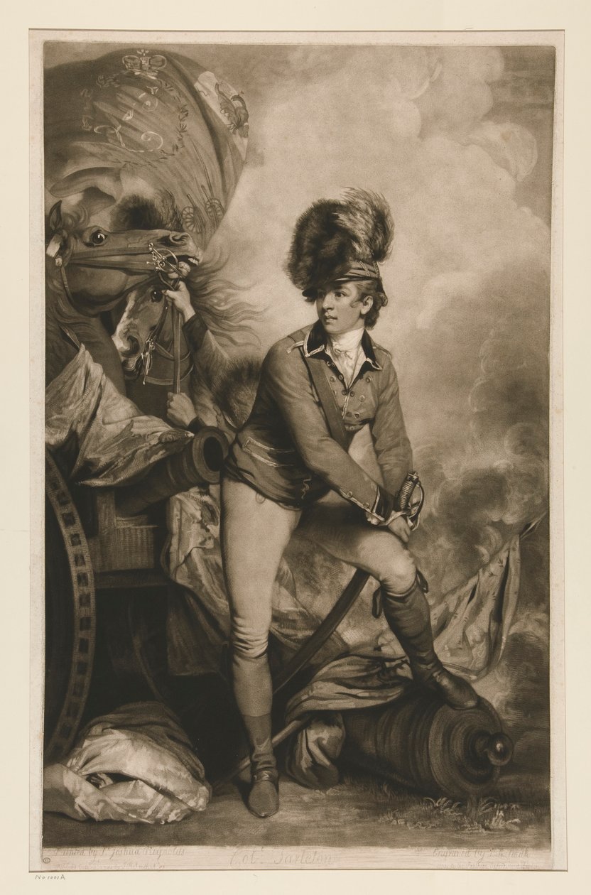 Col. Tarleton (Sir Bennastre Tarleton, 1754-1883) da John Raphael Smith