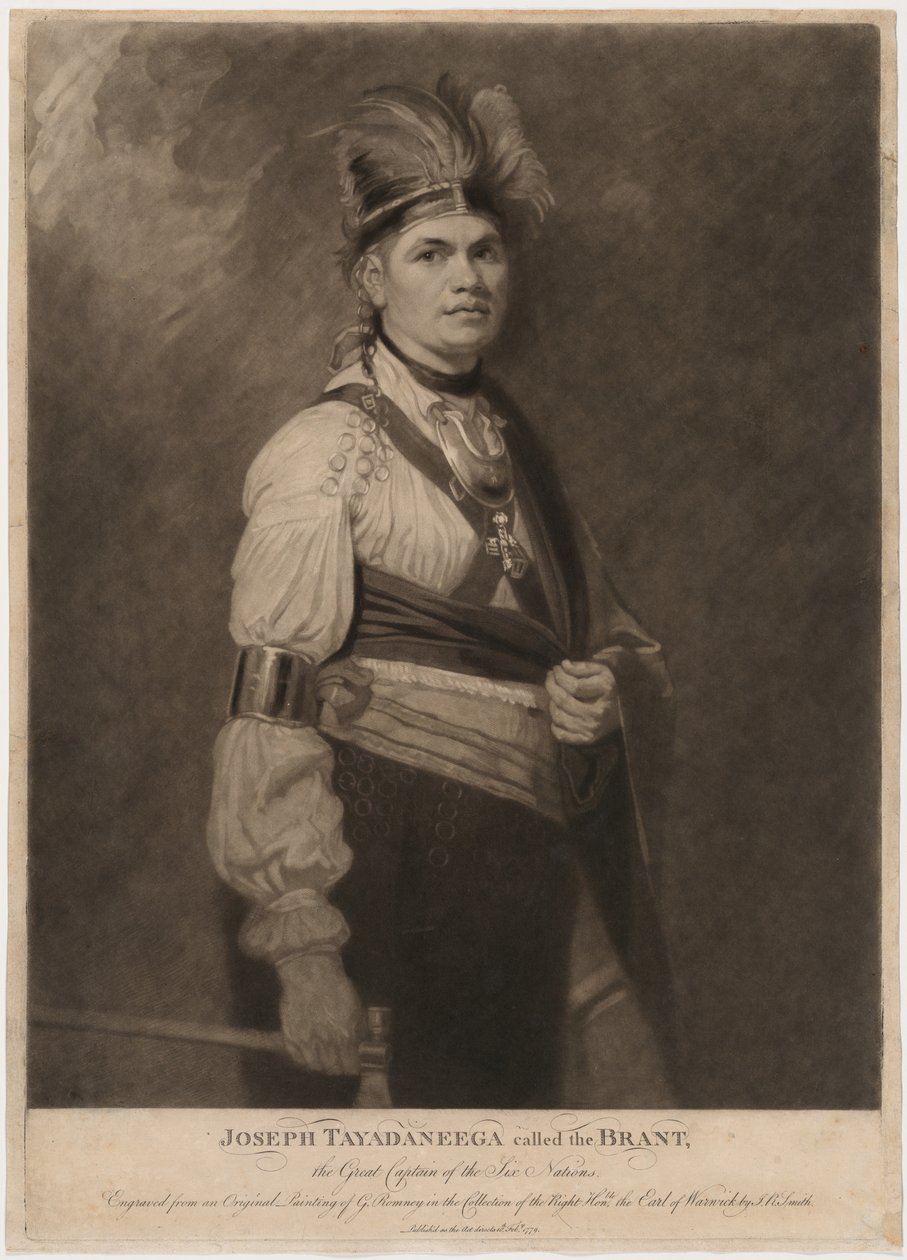 Joseph Tayadaneega detto Brant, il grande capitano delle Sei Nazioni da John Raphael Smith