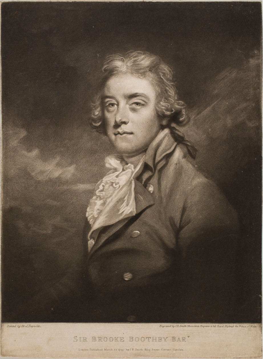 Ritratto di Sir Brooke Boothby da John Raphael Smith