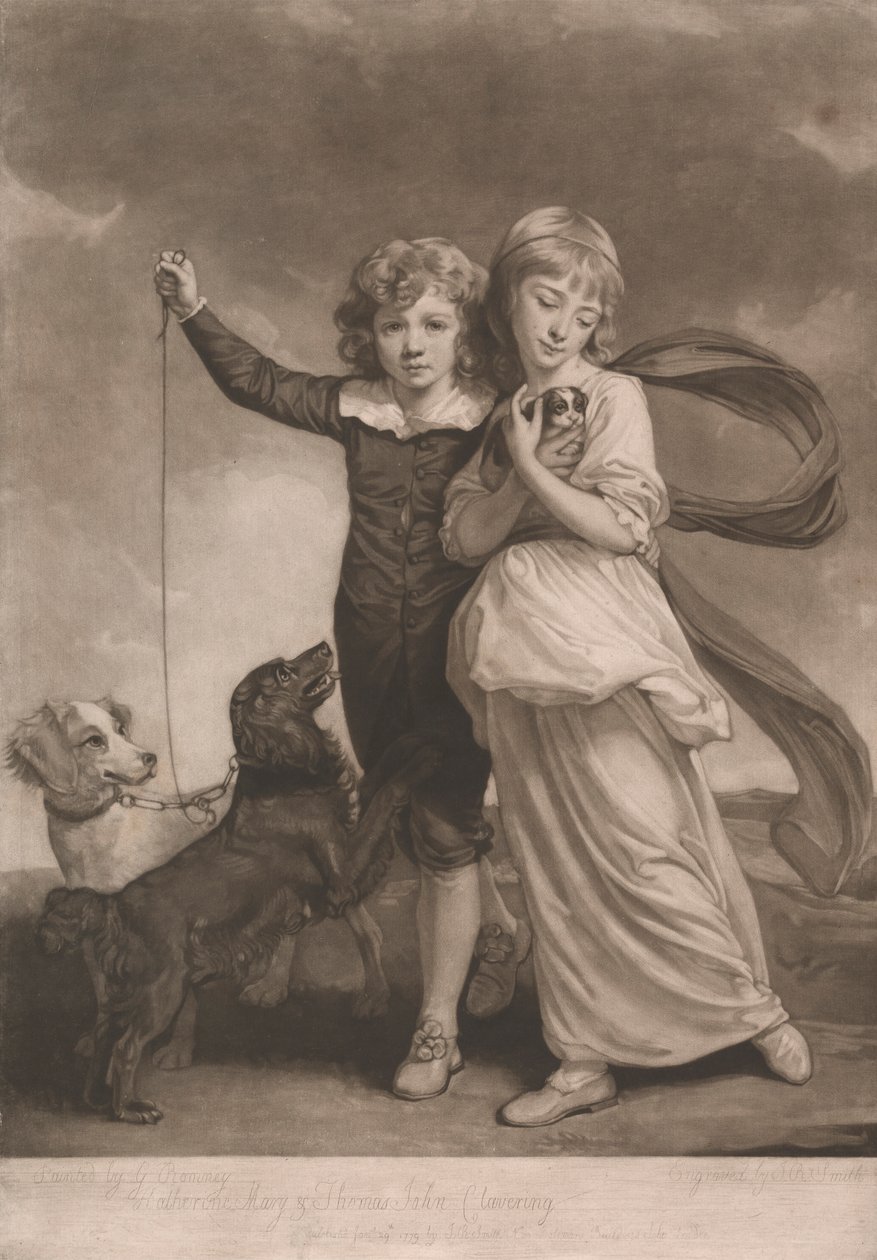 I bambini Clavering da John Raphael Smith