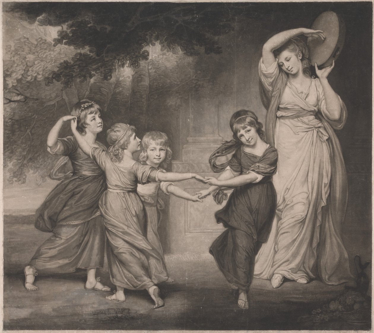 La famiglia Gower: i figli di Granville, 2º conte di Gower da John Raphael Smith