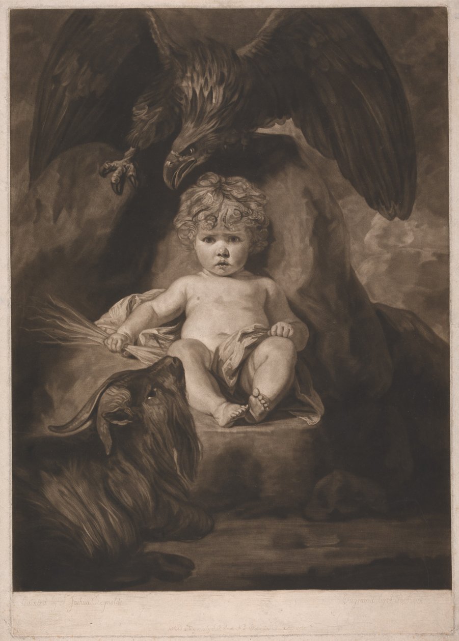 Il Giove bambino da John Raphael Smith