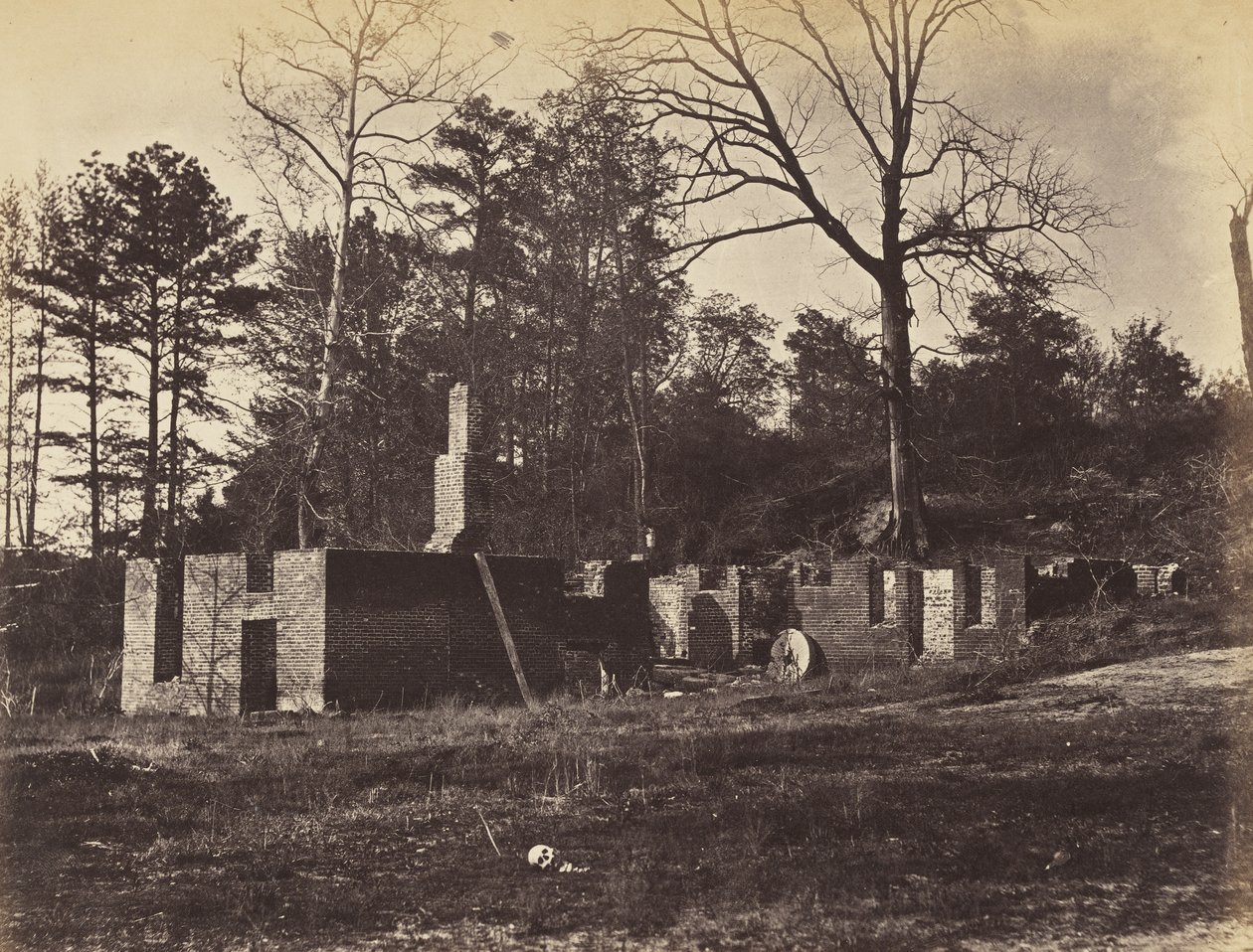 Rovine a Gaines Mill, Virginia, aprile 1865 da John Reekie