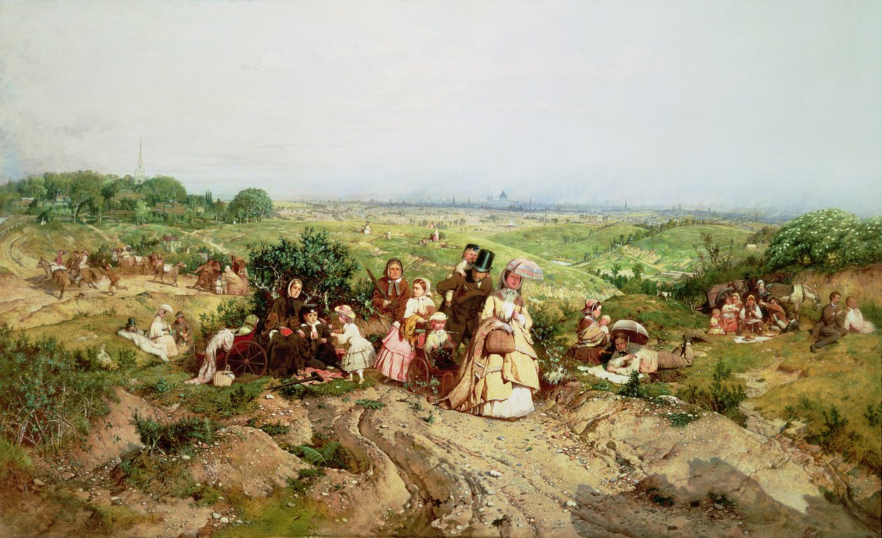 Vista su Londra da Hampstead Heath da John Ritchie