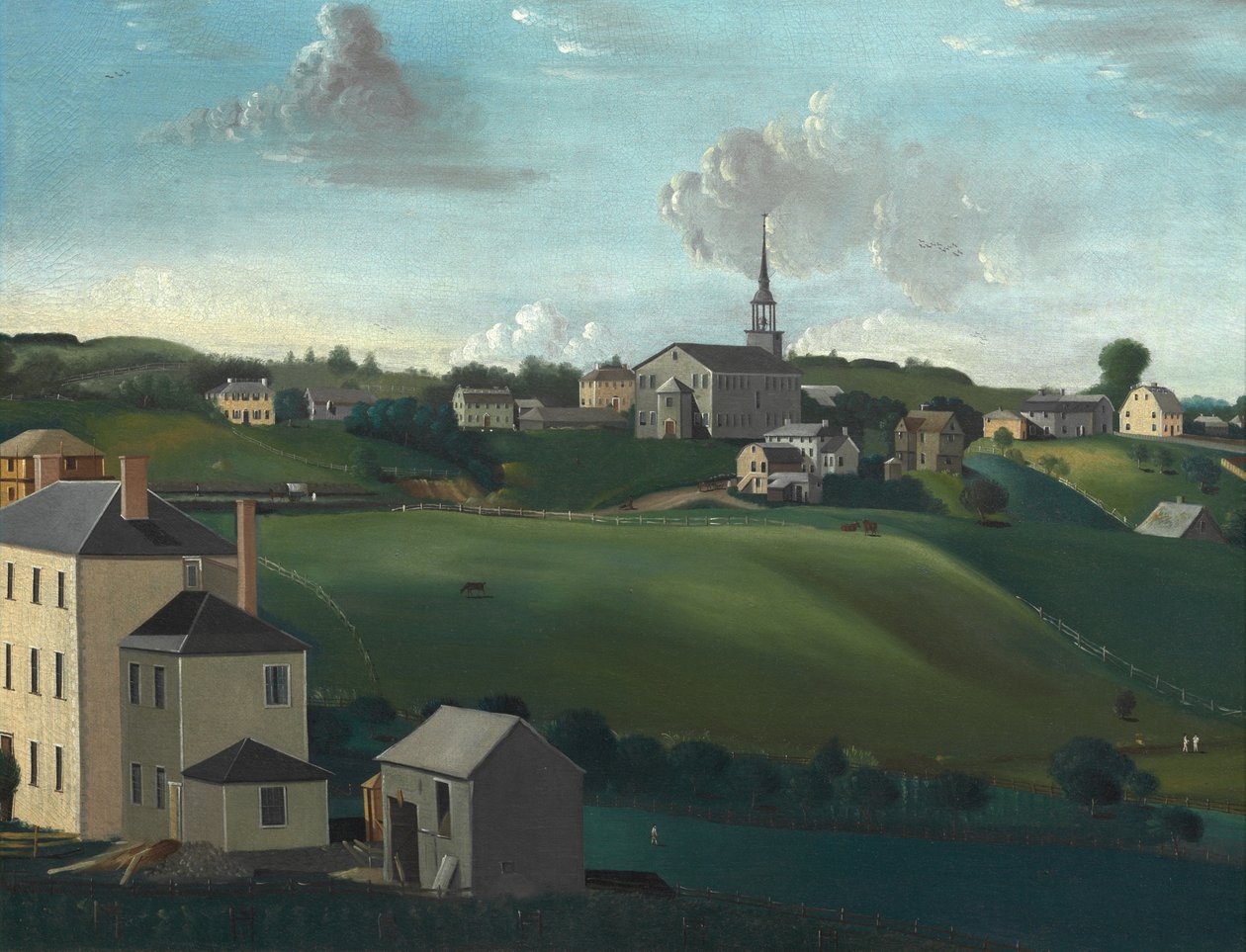 Collina della Casa di Riunione, Roxbury, Massachusetts da John Ritto Penniman