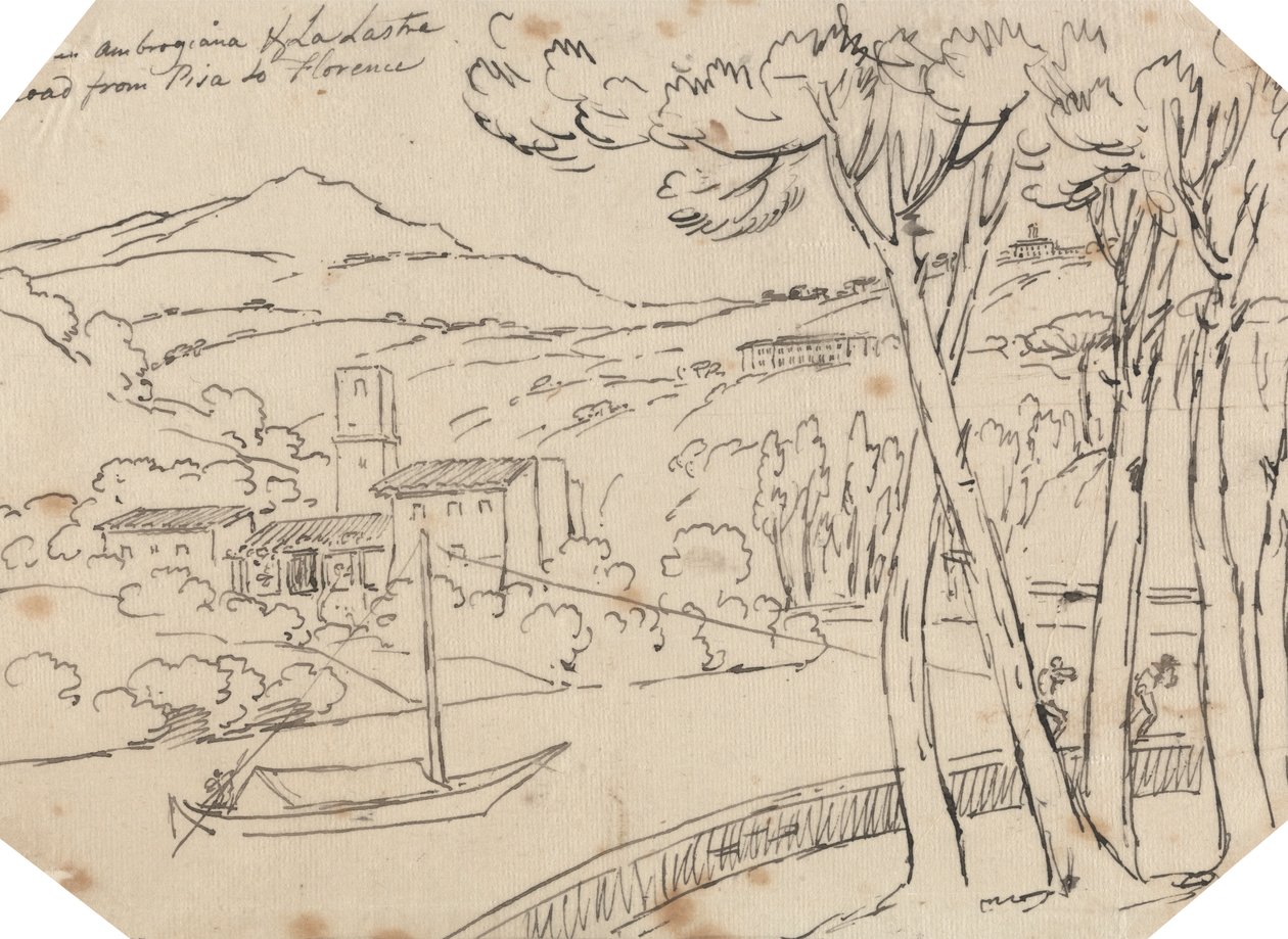 Tra Ambrogiana e La Lastra da John Robert Cozens