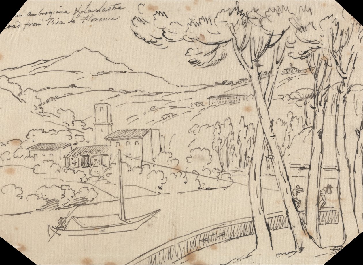 Tra Ambrogiana e La Lastra da John Robert Cozens