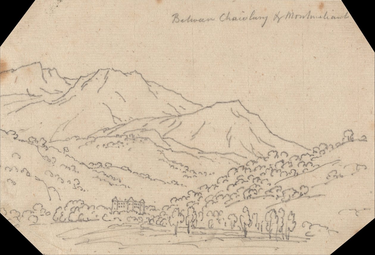 Tra Chambéry e Montmélian da John Robert Cozens