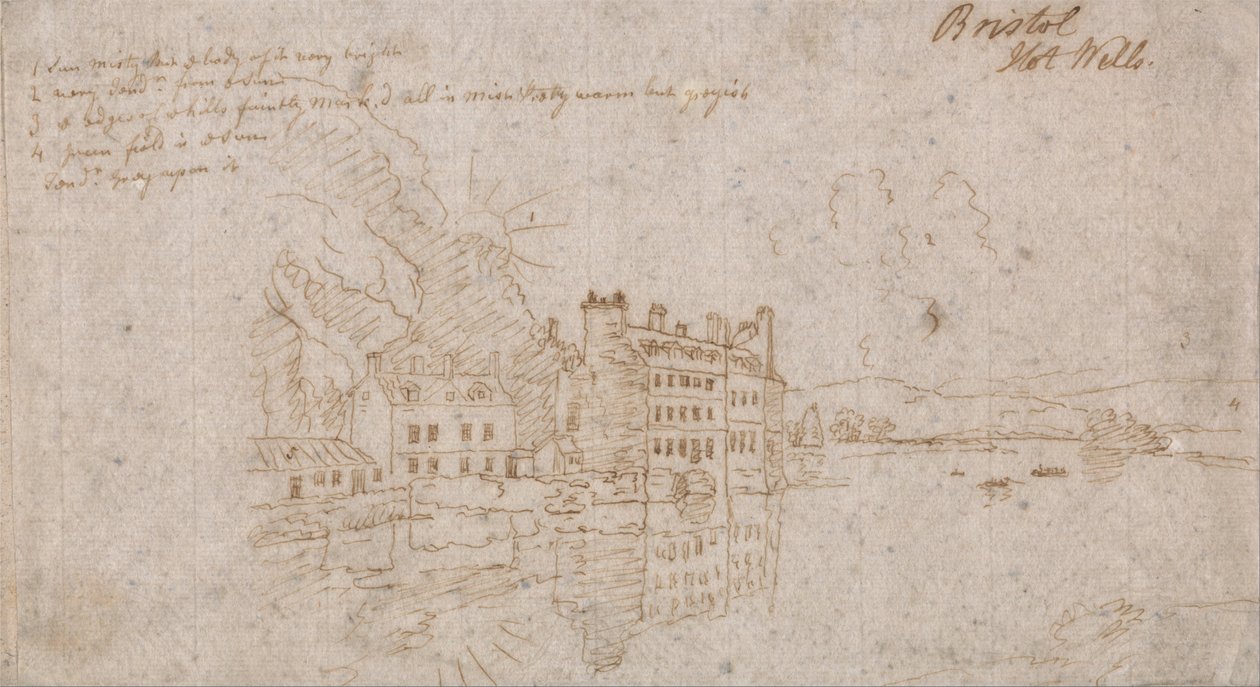 Pozzi caldi di Bristol da John Robert Cozens