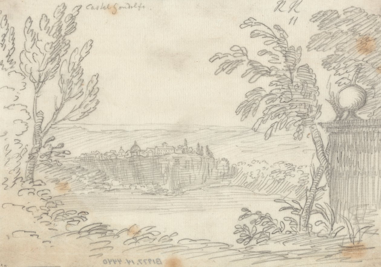 Castel Gandolfo da John Robert Cozens
