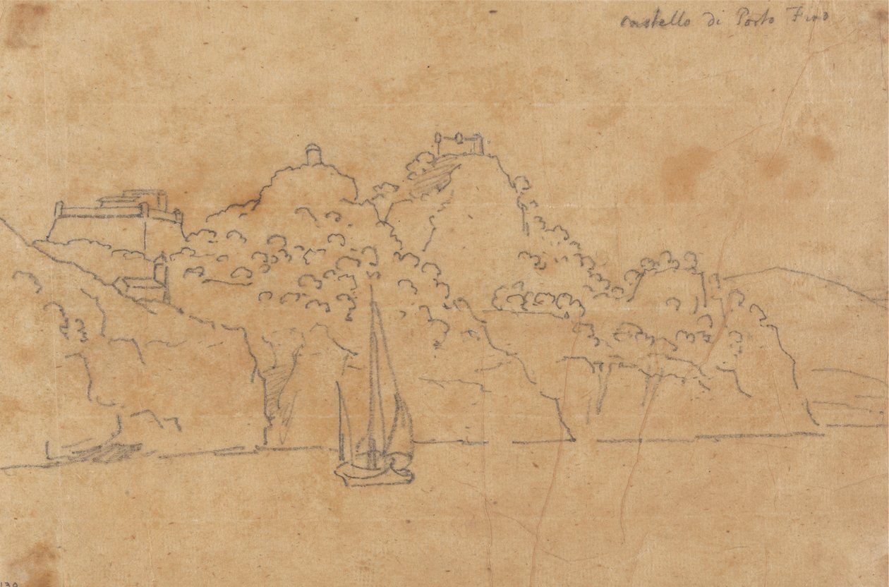Castello di Portofino da John Robert Cozens