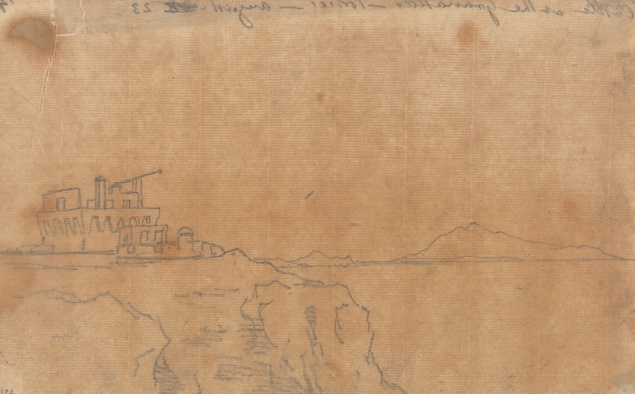 Castello al Granatello, Portici, 23 Agosto da John Robert Cozens
