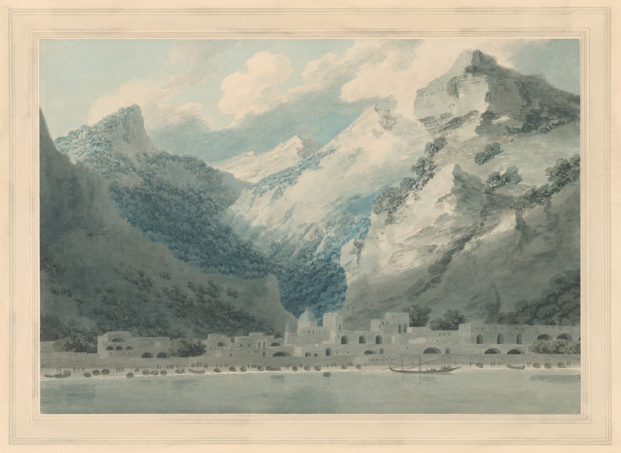 Cetara sul Golfo di Salerno da John Robert Cozens