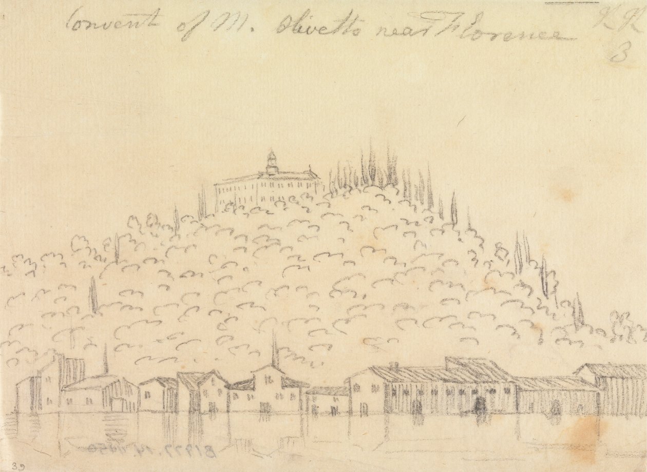Convento di Monte Oliveto vicino a Firenze da John Robert Cozens