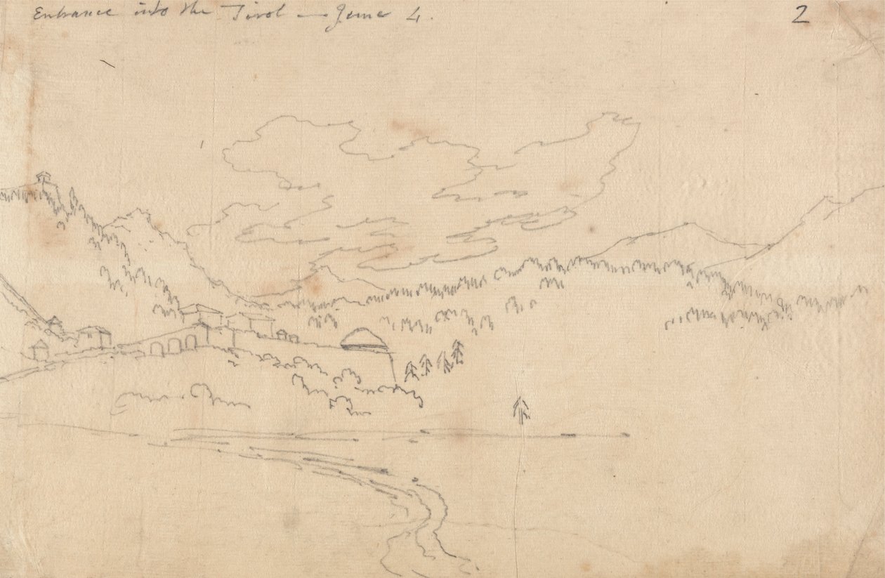 Ingresso nel Tirolo, 4 giugno da John Robert Cozens