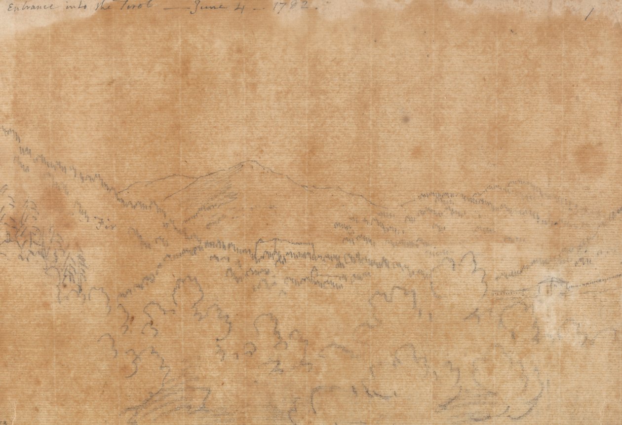 Ingresso nel Tirolo, 4 Giugno da John Robert Cozens