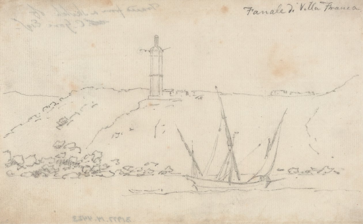 Fanale di Villa Franca da John Robert Cozens