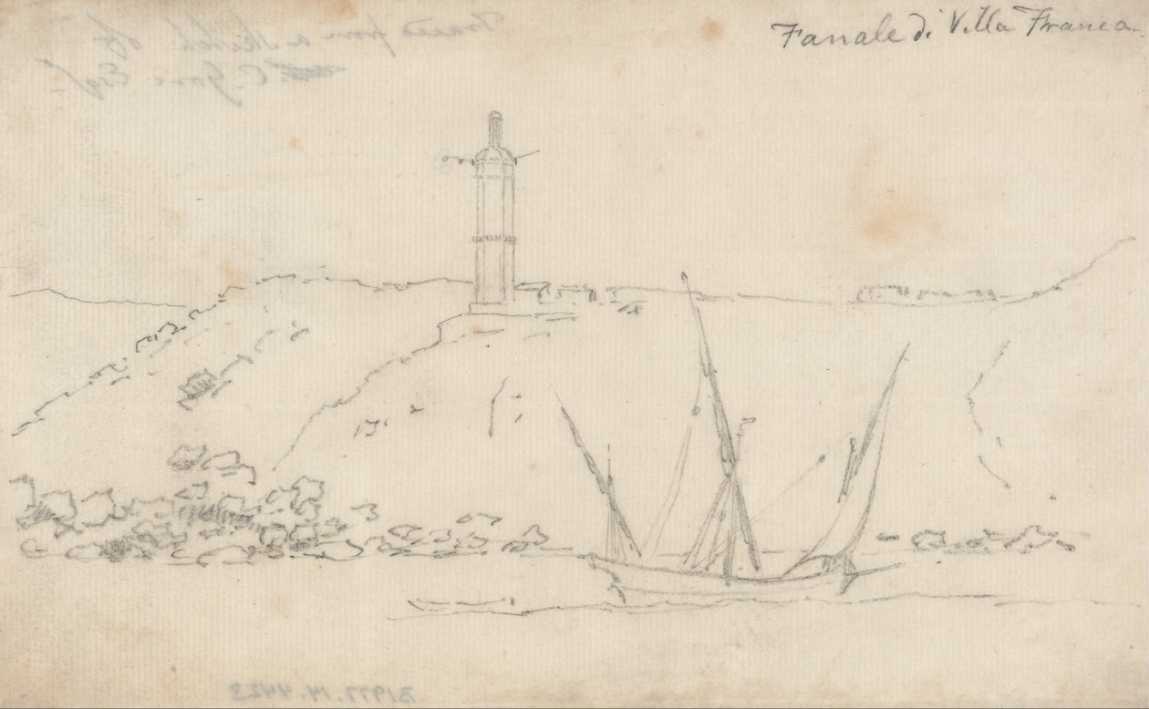 Fanale di villa Franca da John Robert Cozens