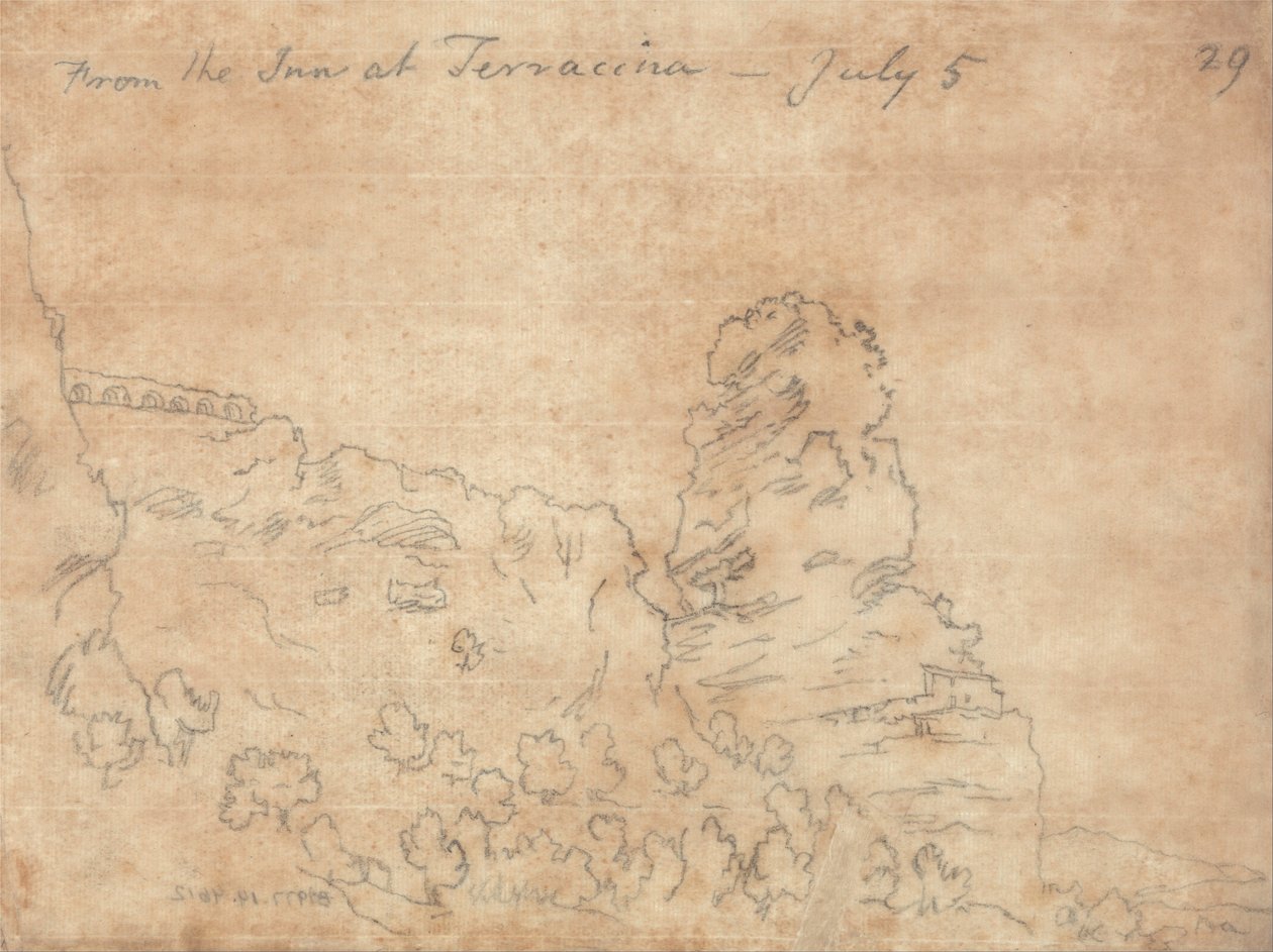 Dalla Locanda di Terracina da John Robert Cozens