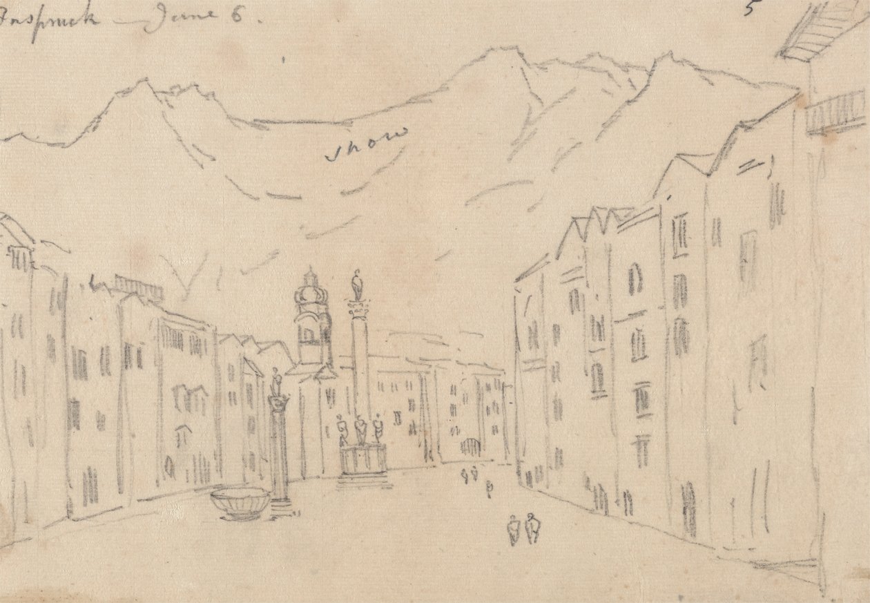 Innsbruck, 6 giugno da John Robert Cozens