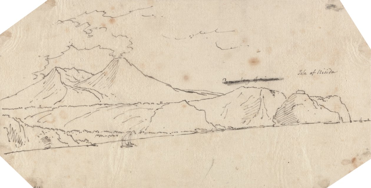 Isola di Nisida da John Robert Cozens