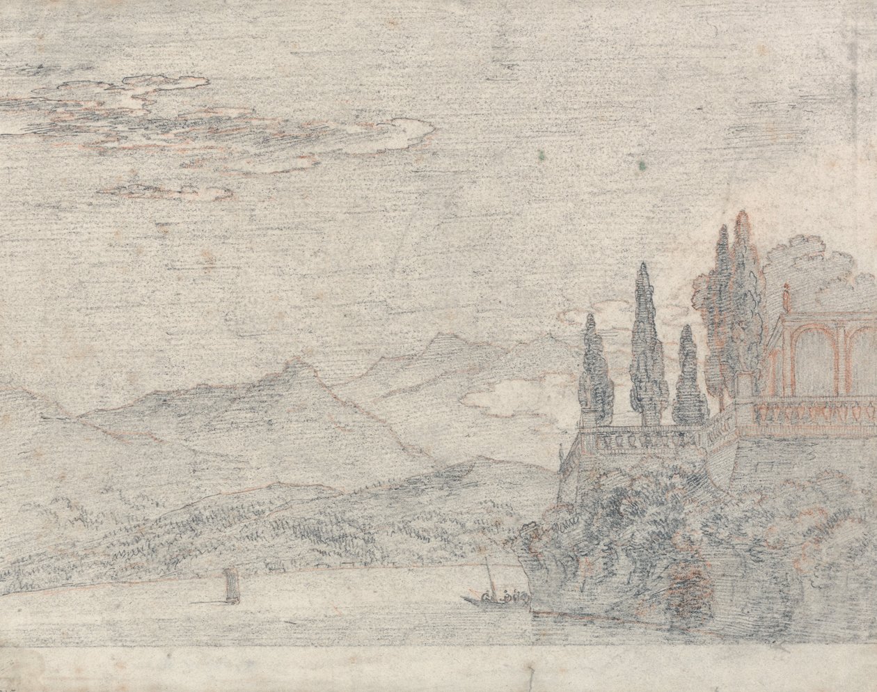 Isola Borromea, Lago Maggiore da John Robert Cozens