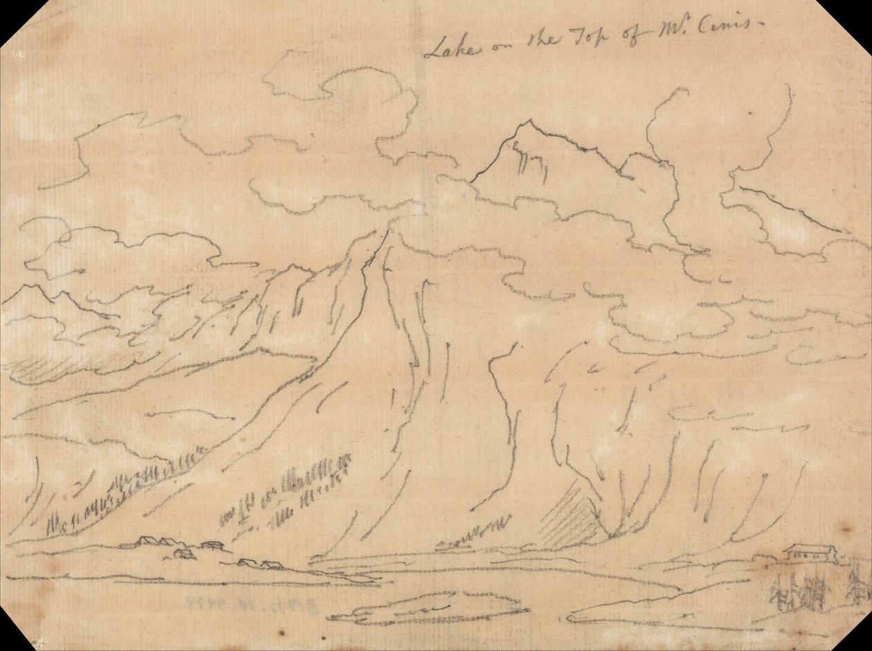 Il lago in cima al Mont Cenis da John Robert Cozens