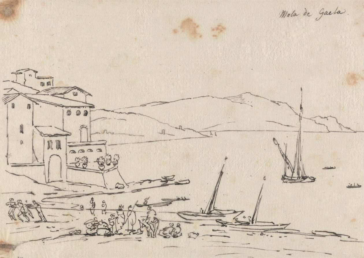 Mola di Gaeta da John Robert Cozens