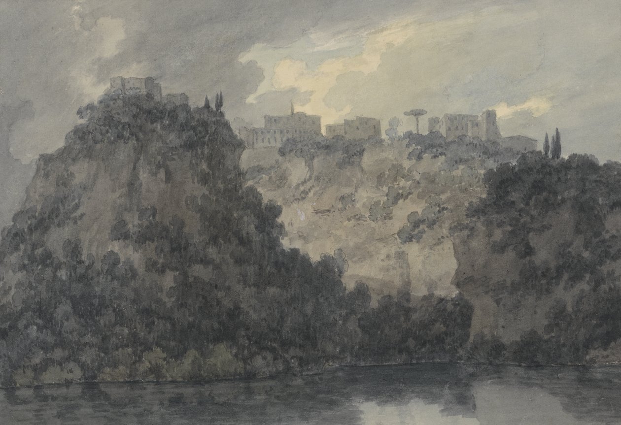 Sul lago di Nemi, c.1780-83 da John Robert Cozens