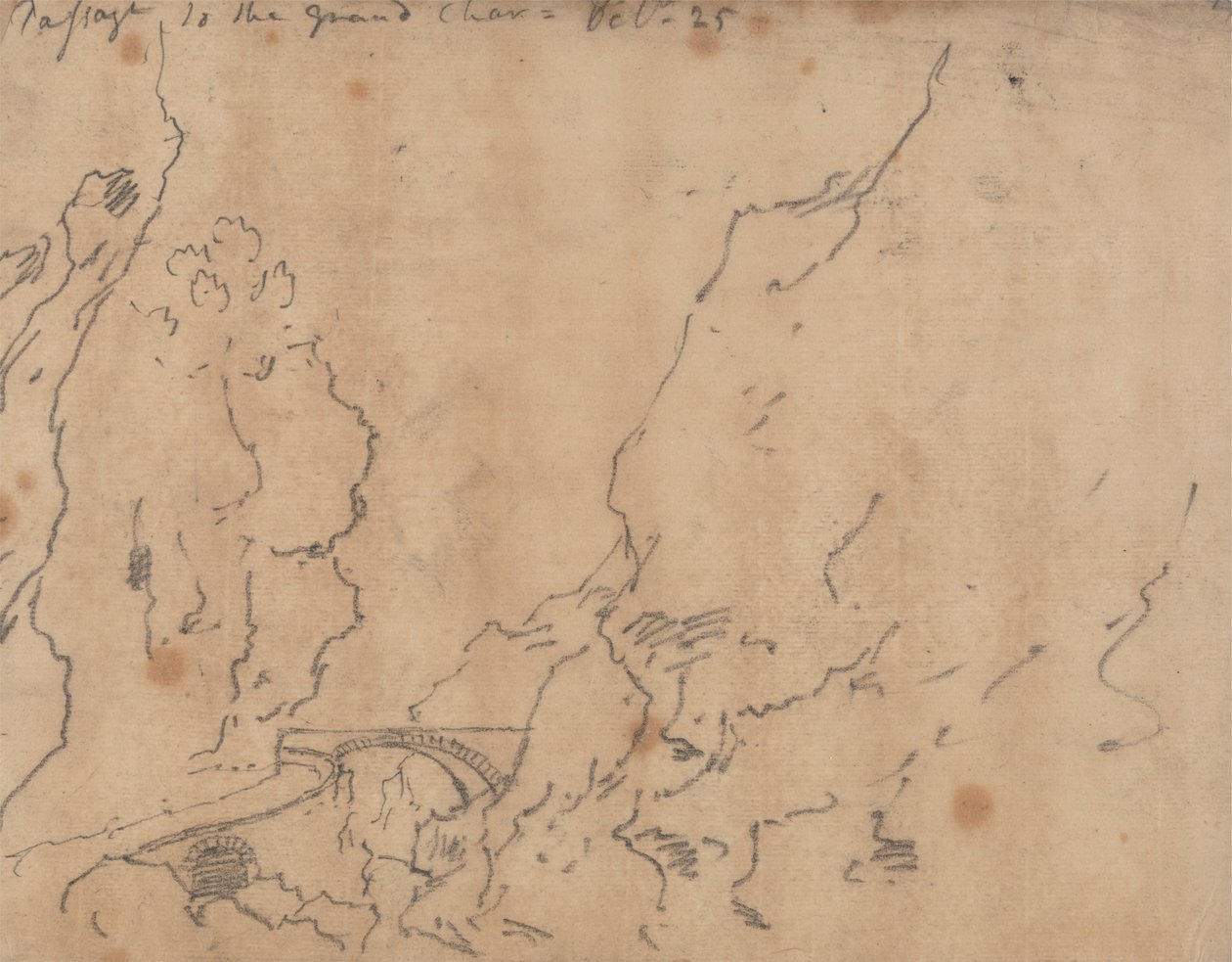 Passaggio alla Grande Certosa da John Robert Cozens