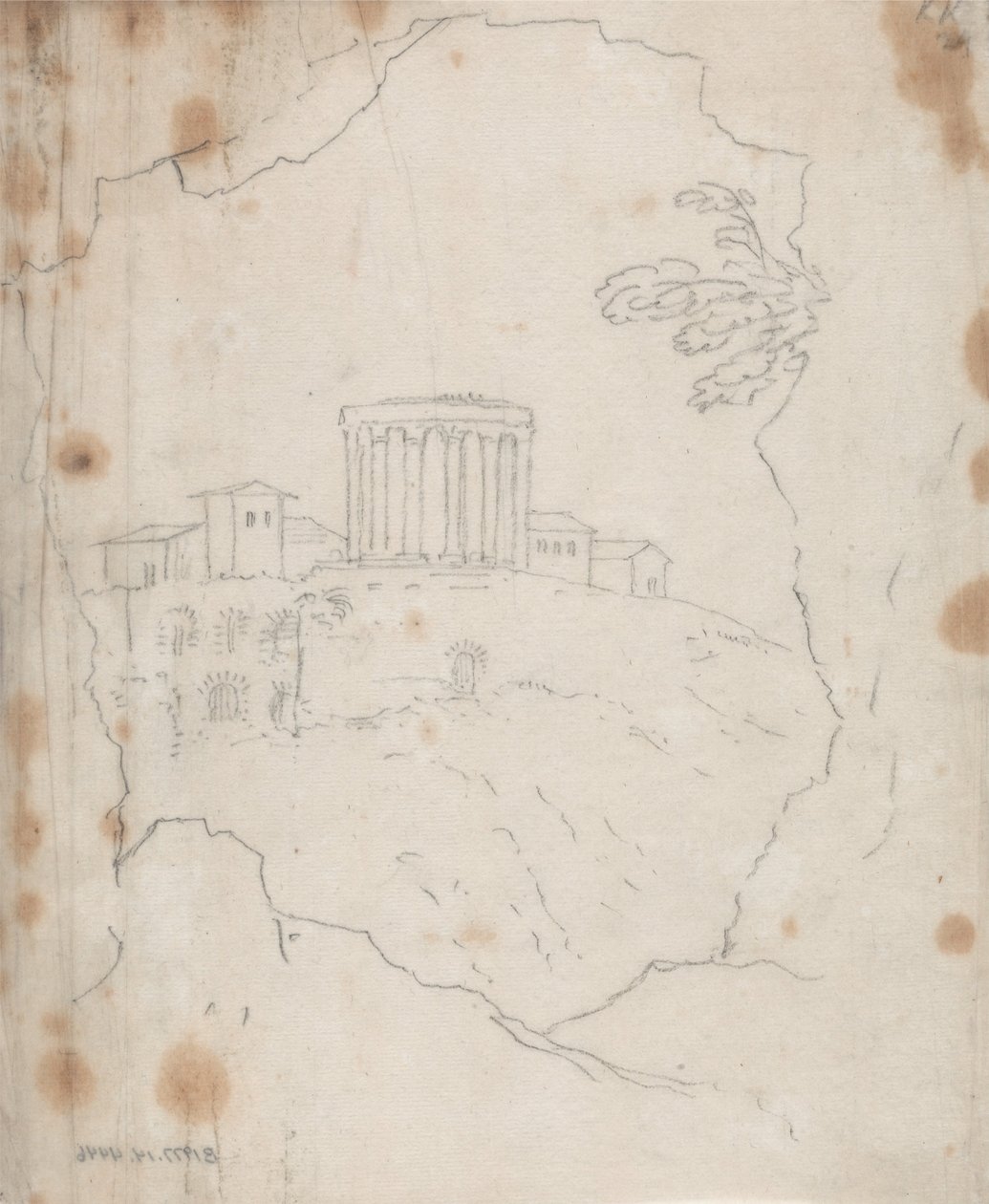 Temple of Vesta, Tivoli da John Robert Cozens