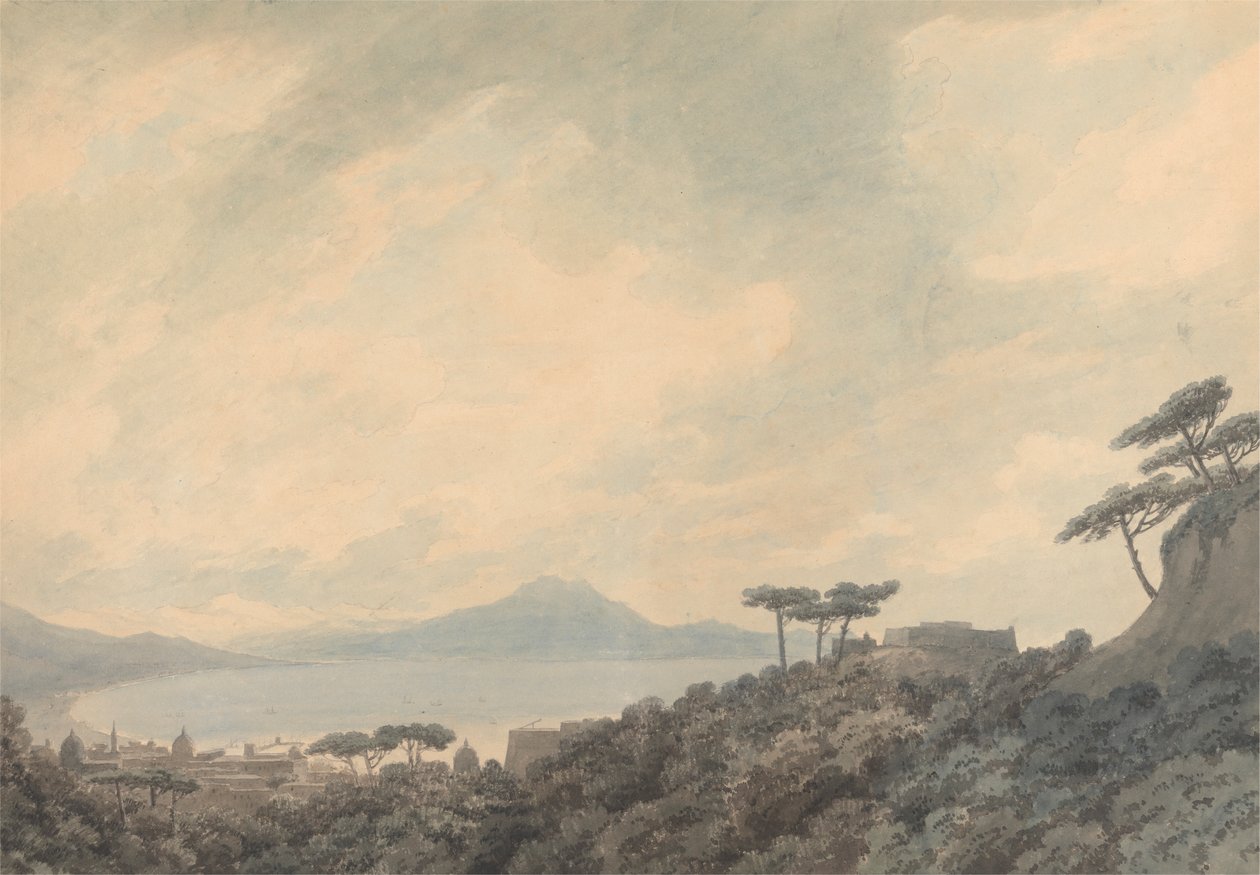 Il golfo di Napoli da Capodimonte da John Robert Cozens