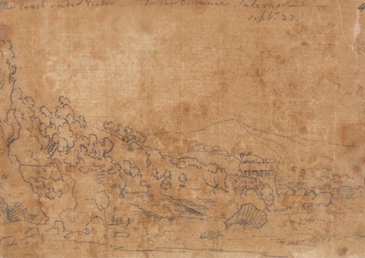La Costa Sotto Vietri da John Robert Cozens