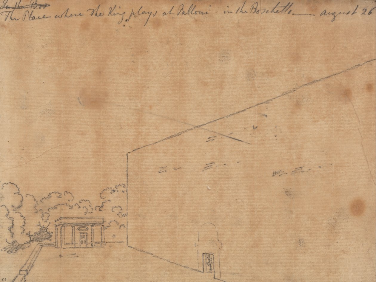 Il luogo dove il re gioca a palloni da John Robert Cozens
