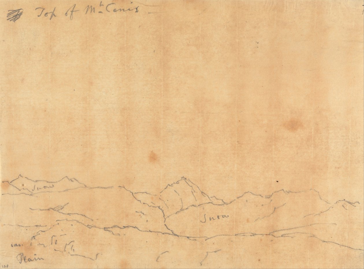 La cima del Monte Cenis da John Robert Cozens