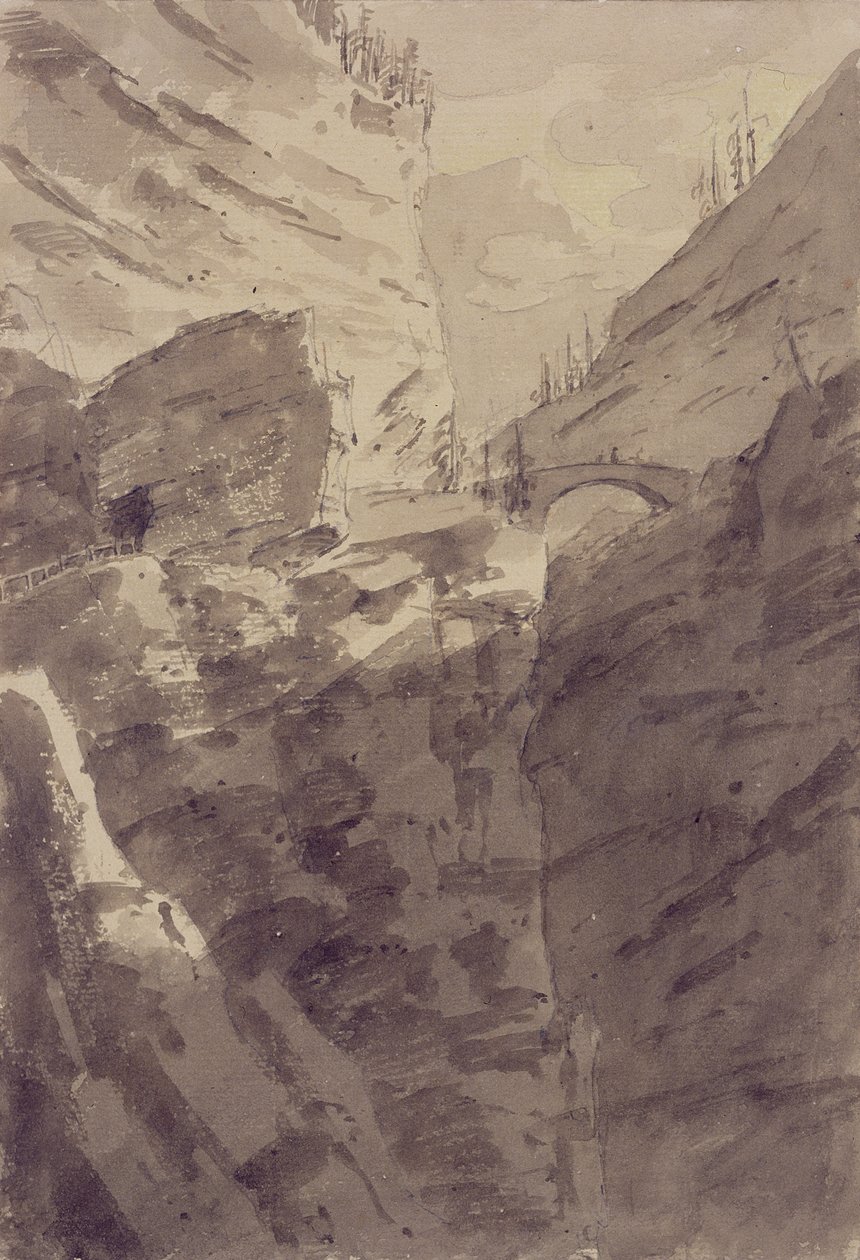 Via Mala nei Grigioni da John Robert Cozens