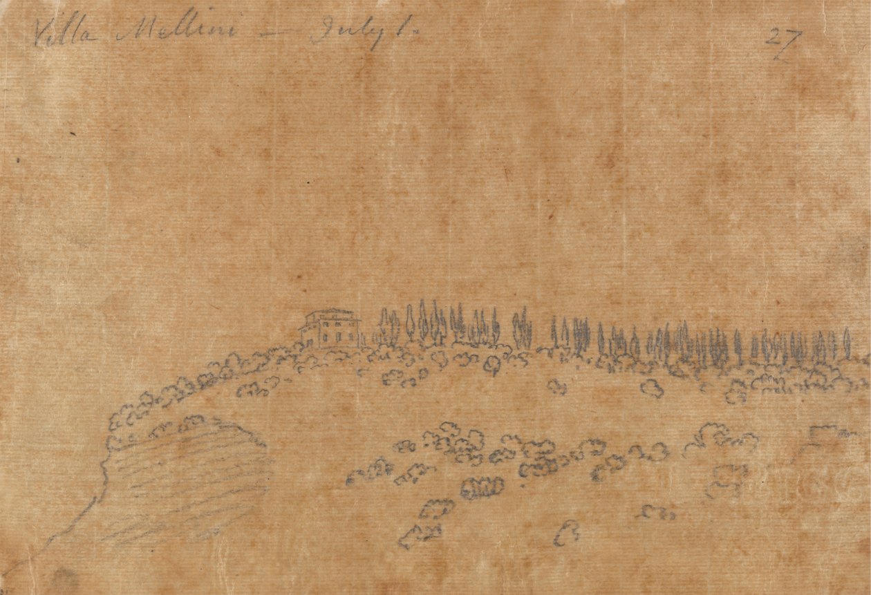 Villa Mellini, 1 luglio da John Robert Cozens