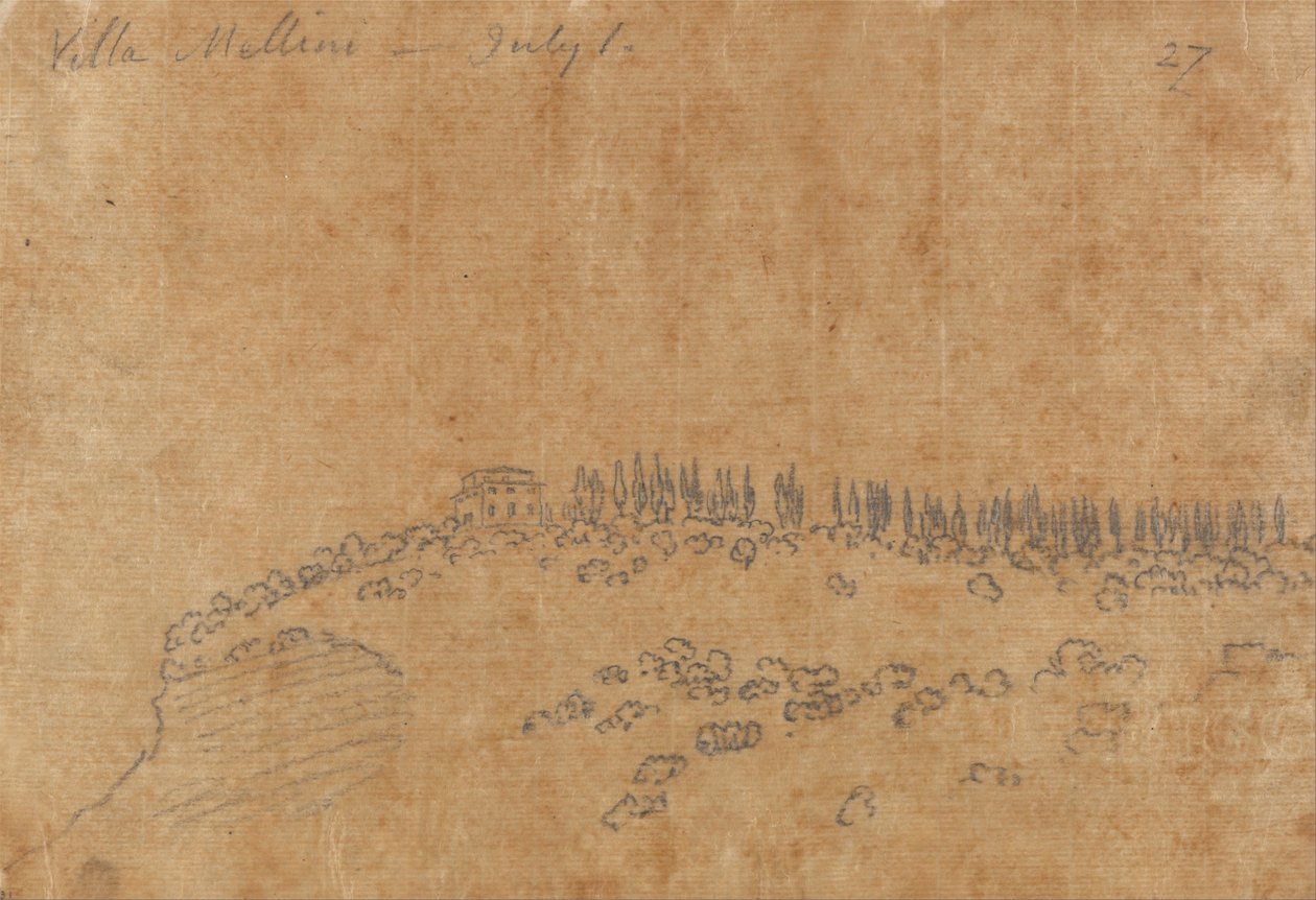 Villa Mellini, 1 luglio da John Robert Cozens