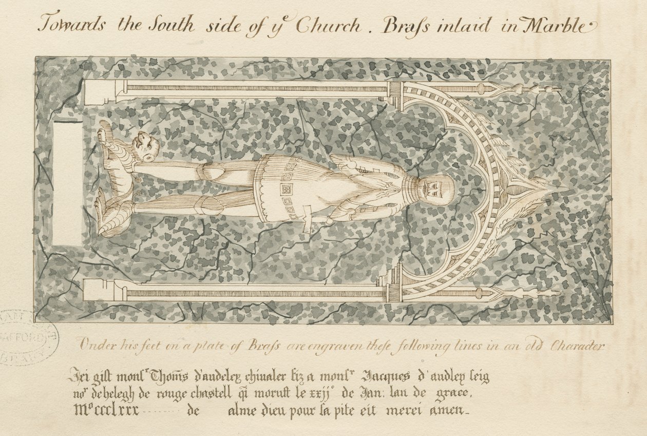 Monumenti di Audley - "Thomas de Audley" da John Robert Fernyhough